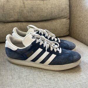 Men’s Adidas Gazelle Size 10 Blue & White